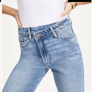 Vici criss cross button Jean